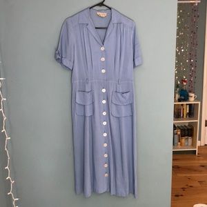 Vintage button down dress